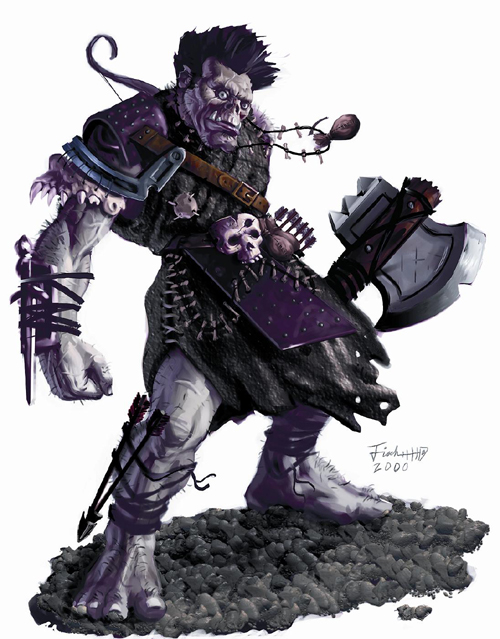 Half-Orc Barbarian